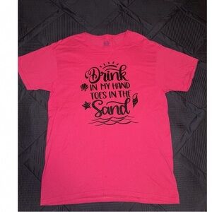 Fruit of the Loom Pink Short Sleeve Tee
